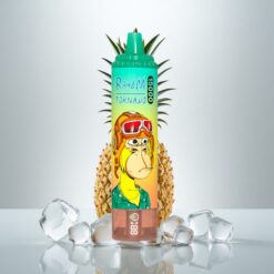Fumot RandM Tornado 15000 Pöhöt Ananas-Jää 25ml nestemäärä 850mAh akku 0,9 Ohm Mesh USB-C LCD