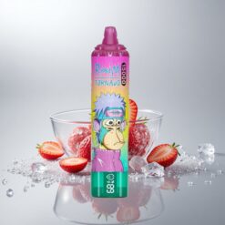 Fumot RandM Tornado 15000 Päästöä Jäätynyt Mansikka 25ml nestemäärä 850mAh akku