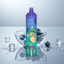 Fumot RandM Tornado 15000 Puffs Mustikka Jäässä 25ml 850mAh 0,9 Ohm Mesh Type-C LCD