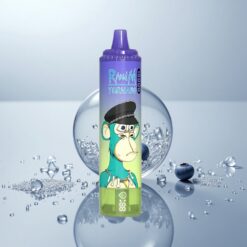 Fumot RandM Tornado 15000 Puffs Mustikka-Kumimaku + 25ml nestemäärä, 850mAh akku, 0.9 Ohm Mesh