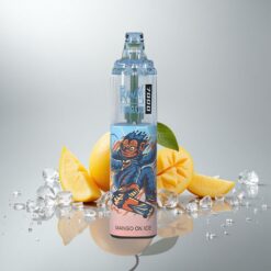 Fumot Tornado 7000 Mango Jää 14 ML Nestettä 850 MAH Akku Mesh Käämi Type-C Portti RGB Valo Ilmaviritteinen