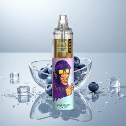 Fumot Tornado 7000 Mustikka Jää 7000 Tuhinaa 14 ML Neste 850 MAH Akku Mesh Käämi Type-C RGB Ilmansäätö