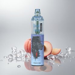 Fumot Tornado 7000 Persikka Jää 14ML 850MAH Verkko käämi Type-C RGB Ilmäsäädin