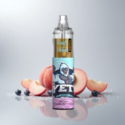 Fumot Tornado 7000 Persikka Mustikka Karkki 7000 Tupahdus 14 ML 850 MAH Mesh Type-C RGB Ilmäsäädettävä