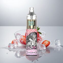 Fumot Tornado 7000 Puff 14 ML Neste 850 MAH Akku Mesh Käämi Mansikkajää