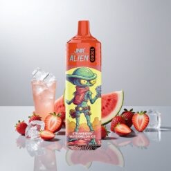 JNR Alien 10000 Puffs Mansikka-Arbuusi-Jää 850mAh 20ml Type-C RGB