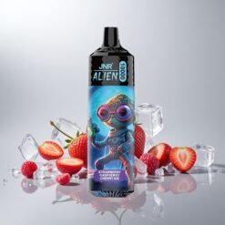 JNR Alien 10000 Puffs Mansikka-Vadelma-Kirsikka-Jää 850mAh 20ml Type-C