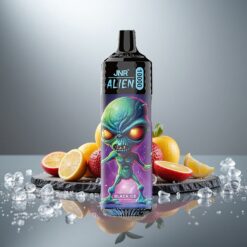 JNR Alien 10000 Puffs Musta jää 850mAh 20ml Nopea Lataus RGB