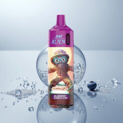 JNR Alien 10000 Puffs Mustikka Kuplakumi 850mAh 1.2 Ohm 20ml Type-C RGB