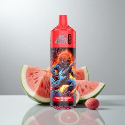 JNR Alien 10000 Puffs Vesimeloni-Litsi 850mAh 20ml Nopea Type-C Lataus RGB