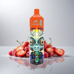 JNR Alien Max 18000 Puffs Mansikka Vadelma Kirsikka Älykäs LED-näyttö Dual Mesh Coil 28ml