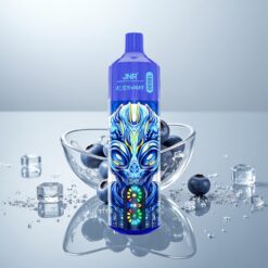 JNR Alien Max 18000 Puffs Mustikka Jäässä Älykäs LED Näyttö Kaksois Verkkokela 850mAh