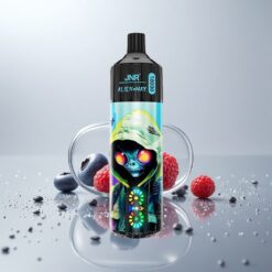 JNR Alien Max 18000 Puffs Mustikka-Vadelma Älykkäs LED-näyttö Kaksoisverkkokäämi 28ml