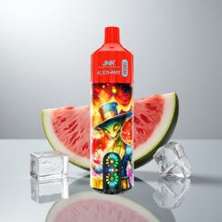 JNR Alien Max 18000 Puffs Vesimelonijää Älykäs LED-näyttö Kaksoisverkkokela 28ml-nestemäärä