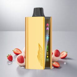 JNR Cruiser 12000 Puffs Lataamaton Disposable Vape Mansikka 3500 mAh 25ml 1.2ohm Dual Mesh