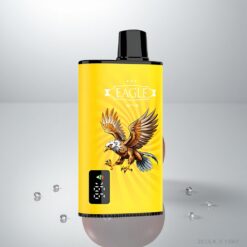 JNR EAGLE Smart 23000 Puffs Kaksoisomena Digitaalinäyttö 1.0ohm Verkkokäämi Säädettävä Ilmanvirtaus 750mAh