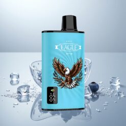 JNR EAGLE Smart 23000 Puffs Mustikka-Jää Digitaalinäyttö 1.0ohm Verkkokäämi Säädettävä Ilmanvaihto 750mAh 25ml