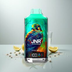 JNR Falcon X 18000 Puffs Disposable Viileä Mint 750mAh 24ml Kaksoissidemäntää Digitaalinäyttö Type-C