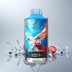 JNR Falcon X 18000 Puffs Sininen Vadelma-Kirsikka 750mAh 24ml Digitaalinäyttö Type-C