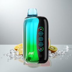JNR Flex Ice 21000 Puffs Kiiwi-Vesimeloni-Jää 26ml Säädettävä Ilmanvirta 1.2 Ohm Dual Mesh 1000mAh