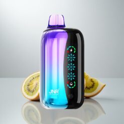 JNR Flex Ice 21000 Puhallus Disposable Vape Kiivi Passiohedelmä Guava 26ml Säädettävä Ilmanvirtaus 1000mAh Type-C