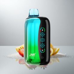 JNR Flex Ice 21000 Puhallus Disposable Vape Mansikka-Kiivi 26ml Nestemäärä 1.2 Ohm Dual Mesh 1000mAh Akku Type-C