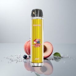 JNR Glod380 6000 Puffit Disposable Vape Persikka Mustikka 6000 Puffia 1500mAh 1.0ohm 13ml
