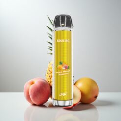 JNR Glod380 6000 Puhallus Disposable Vape Persikka Mango Ananas 6000 Puhallusta 1500mAh 1.0ohm 13ml