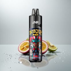 JNR Joker 24K Puffit Uudelleen täytettävä Vape Passiohedelmä-Kiivi 2+10ml 800mAh 24000 Puffia 2% Nikotiinia
