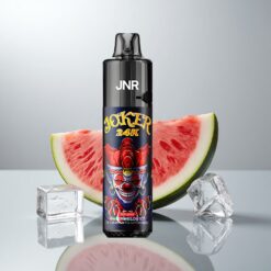 JNR Joker 24K Puffs Vesimeloni Jää + 2+10ml Uudelleentäytettävä, 800mAh, 24000 Puffs