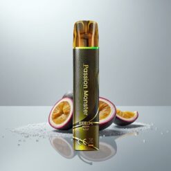 JNR Musta&Kultainen 600+200 Puffs Disposable Vape Passion Monster 800 Puffs 550mAh 2ml 2% Nikotiinia TPD