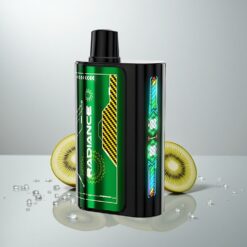 JNR Radiance 31000 Puffit Disposable Vape PASSION FRUIT KIWI (28ml nestemäistä, 950 mAh akku, Type-C lataus, 2% nikotiinia)