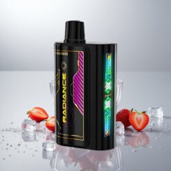 JNR Radiance 31000 Puffs Mansikkajää 28ml Älykäs Animaationäyttö Kaksoisverkkokela 950 mAh