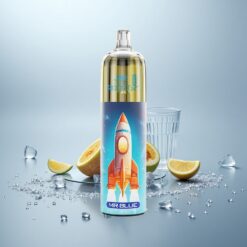 JNR Rocket-X 12400 Puffs Disposable Vape Mr Sininen, Säädettävä Ilmanvirtaus, RGB-valot, 1.2ohm Mesh-käämi, 850mAh Akku, 25ml Nestemäärä, Type-C Pikalataus