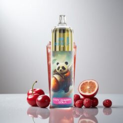 JNR Rocket-X 12400 Puffs Disposable Vape Virkistävä Kirsikka-Kola, Säädettävä Ilmanvirtaus, RGB-valot, 1.2ohm Mesh-käämi, 850mAh, 25ml, Type-C