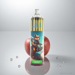 JNR Rocket-X 12400 Puffs Kaksinkertainen Omena Säädettävä Ilmanvirtaus RGB 850mAh