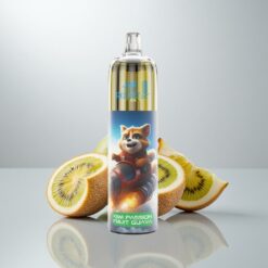 JNR Rocket-X 12400 Puffs Kivi Passiohedelmä Guava Säädettävä Ilmanvirtaus RGB 1.2ohm Verkkokäämi 850mAh 25ml