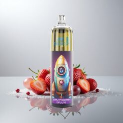 JNR Rocket-X 12400 Puffs Mansikka Viinirypäle Säädettävä Ilmanvirtaus 850mAh