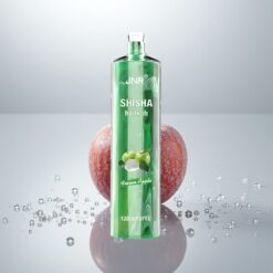 JNR Shisha Hookah 12000 Puffs Jäätynyt Omena 750mAh 24ml 0.6 Ohm