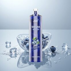 JNR Shisha Hookah 12000 Puffs Mustikka-Jää 24ml 750mAh 0.6 Ohm mesh