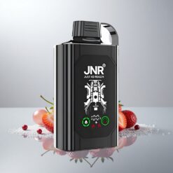 JNR Shisha Hookah Box 20500 Puffs Mansikka Viiniräkä HD-näyttö 1000mAh 25ml Type-C