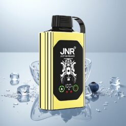 JNR Shisha Hookah Box 20500 Puffs Mustikka-Jää HD-näyttö 1000mAh 25ml Type-C Kaksoissydän