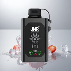 JNR Shisha Hookah Box 20500 Pussit Mansikkajää HD-näyttö 1000mAh 25ml Type-C