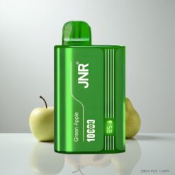 JNR Tank 10000 Puhallus Vihreä Omena Persikka Päärynä Säädettävä Ilmanvirtaus 650mAh 20ml Type-C
