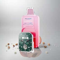 JNR VapeWatch 30000 Puffs Georgianpersikka 30 000 tupakointia 19mL 5% nikotiinia Dual Mesh Coil Type-C