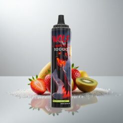 JNR Wolf Niplo 10000 Puffs Mansikka-Kiivi 1.0 Ohm Mesh 650mAh 20ml Type-C