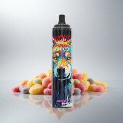 JNR Wolf Niplo 10000 Puffs Skittles 10000 Puhallusta 1.0 Ohm Verkkokela 650mAh Akku 20ml Nestemäärä