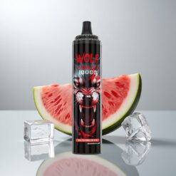 JNR Wolf Niplo 10000 Puffs Vesimeloni-Jää 1.0 Ohm 650mAh 20ml Type-C