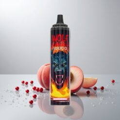 JNR Wolf Niplo 10000 Puhallusta Persikka-Marja 1.0 Ohm 650mAh 20ml Type-C