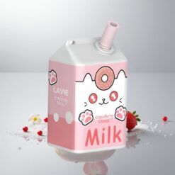 LAVIE Milk 7000 Puffs Mansikkadonitsi 16ML 600mAh Type-C 37x34x65mm 0.058kg